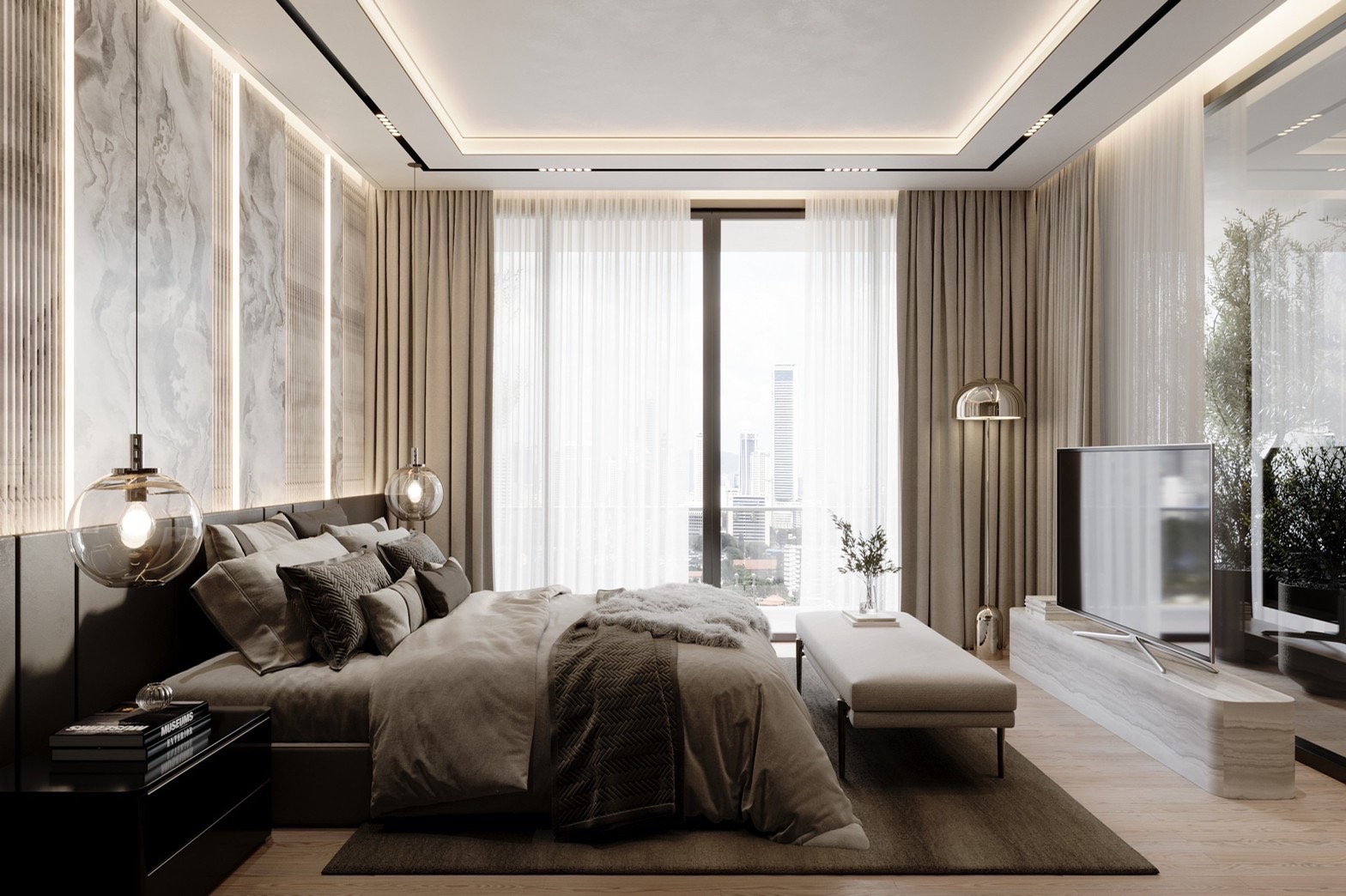3 bedrooms / 6 Bathrooms
